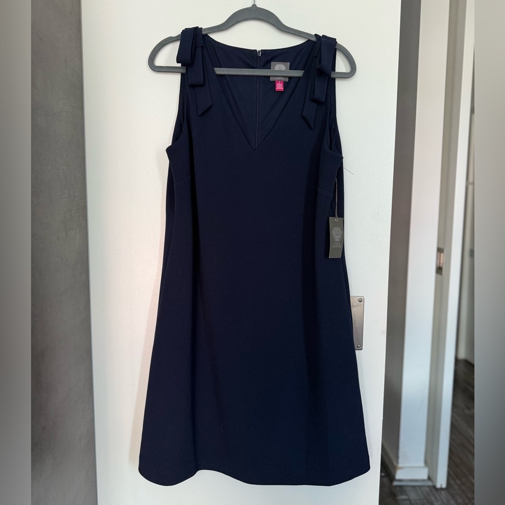 New with tag Vince Camuto Deep Blue Midi Dress - Picture 2 of 5